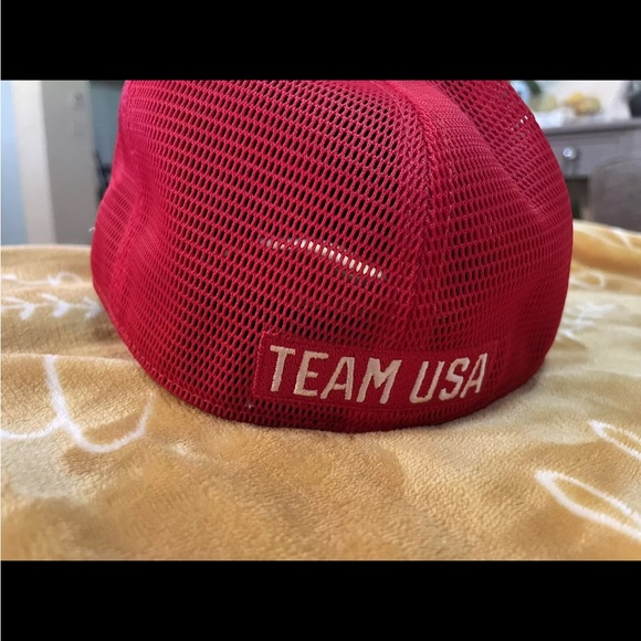 Nike Team USA Red Fitted  Baseball cap classic99 Dri Fit Hat - Picture 7 of 8